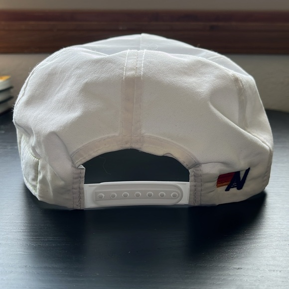 Aviator Nation - Vintage Nylon Trucker Hat. Snap back. White. - Picture 3 of 6